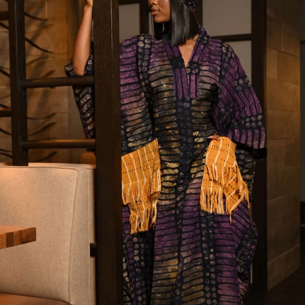 ADEOLA ADIRE DRESS - Picture 2 of 3